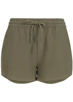 ONLY Damen NOOS Shorts 2-Pockets Tunnelzug Kalamata Oliv Grün