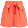 Vero Moda Damen Belted Loose Summer Denim Shorts 2-Pockets Emberglow Orange -Luftig Und Leicht 19072724