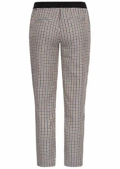 JACQUELINE DE YONG JDY By ONLY Damen Ankle Karo Stoffhose 2-Pockets Sandshell Beige Multicolor 7 JACQUELINE DE YONG JDY By ONLY Damen Ankle Karo Stoffhose 2-Pockets Sandshell Beige Multicolor -Luftig Und Leicht 19104685 2