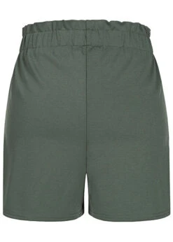Tom Tailor Damen High-Waist Shorts Tunnelzug Dusty Pine Grün -Luftig Und Leicht 21031286 2