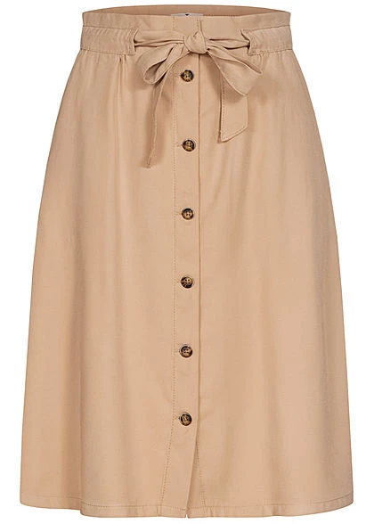 Tom Tailor Damen Midi Twill Rock Inkl. Bindegürtel Knopfleiste Desert Linen Beige 3 Tom Tailor Damen Midi Twill Rock Inkl. Bindegürtel Knopfleiste Desert Linen Beige