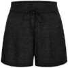 ONLY Damen Strick Shorts Loose Fit Tunnelzug Schwarz -Luftig Und Leicht 21052313