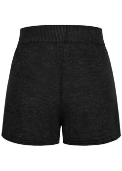 ONLY Damen Strick Shorts Loose Fit Tunnelzug Schwarz -Luftig Und Leicht 21052313 2