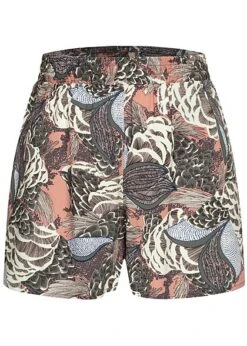 ONLY Damen Leichte Sommer Shorts Floraler Surfer Print Ash Rose Multicolor