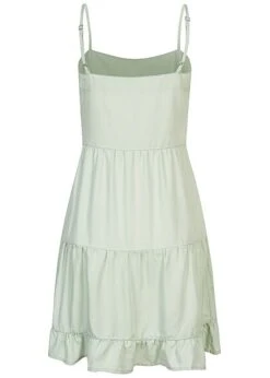 ONLY Damen Lyocell Trägerkleid Stufenoptik Surf Spray Grün -Luftig Und Leicht 21063182 2