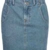 ONLY Damen High-Waist Paperbag Denim Mini Rock 2-Pockets Medium Blau Denim -Luftig Und Leicht 21073304