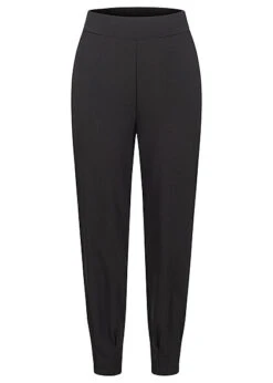 Hailys Damen Elegante Stoffhose Mit Gummibund 2-Pockets Schwarz