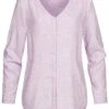VILA Damen NOOS V-Neck Viskose Bluse Punkte Muster Vokuhila Pastel Lilac 2 VILA Damen NOOS V-Neck Viskose Bluse Punkte Muster Vokuhila Pastel Lilac -Luftig Und Leicht 21120785