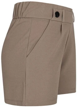 JACQUELINE DE YONG JDY By ONLY NOOS Kurze Hose Shorts Elastischer Bund Knöpfe Driftwood Grau -Luftig Und Leicht 22020488 1