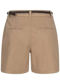 Vero Moda Damen NOOS Shorts Kurze Hose Mit Flechtgürtel 2 Pockets Silver Mink Beige -Luftig Und Leicht 22020500 2