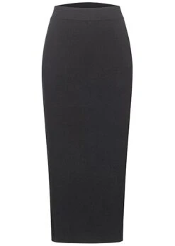 Aware By Vero Moda Damen Strick Rock Longform Schwarz