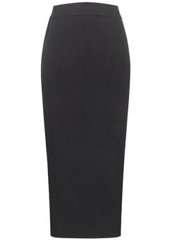 Aware By Vero Moda Damen Strick Rock Longform Schwarz -Luftig Und Leicht 22020545 2