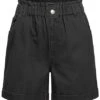 JACQUELINE DE YONG JDY By ONLY Damen Kurze Hose High Waist Shorts 5 Pockets Phantom Schwarz