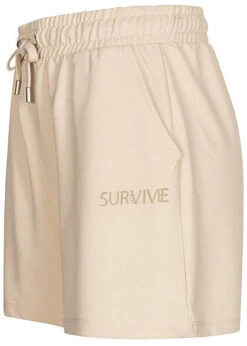 ONLY Play Damen Sweat Shorts Kurze Hose 2-Pockets Logo Print Oatmeal Beige -Luftig Und Leicht 22030176 1