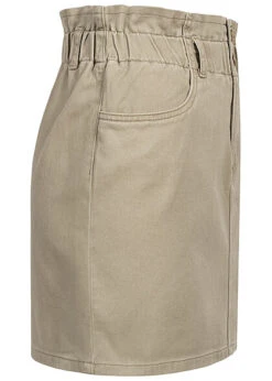 ONLY Damen Paperbag Jeans Rock Breiter Bund 2 Pockets Mermaid Grün -Luftig Und Leicht 22030220 1