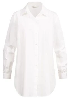 ONLY Damen NOOS Hemd Bluse Langarm Mit Knopfleiste Weiss