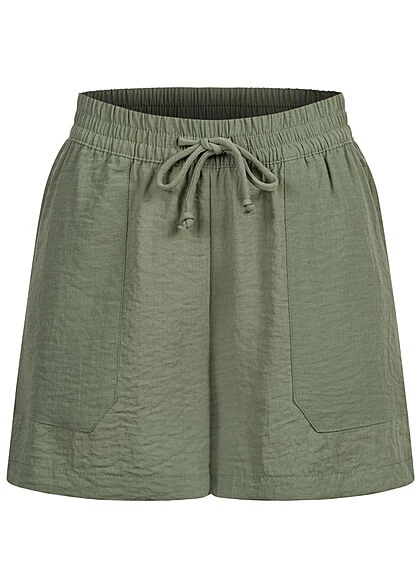 JACQUELINE DE YONG JDY By ONLY Damen NOOS Kurze Lockere Shorts Mit 2 Taschen & Kordelzug Sea Grün 3 JACQUELINE DE YONG JDY By ONLY Damen NOOS Kurze Lockere Shorts Mit 2 Taschen & Kordelzug Sea Grün