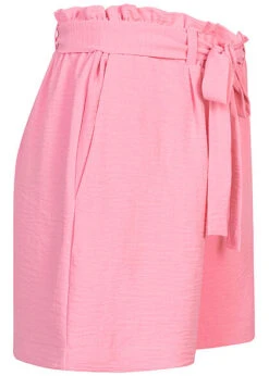 ONLY Damen Paperbag Shorts Kurze Hose Mit Bindegürtel 2 Pockets Sachet Pink -Luftig Und Leicht 22040062 1