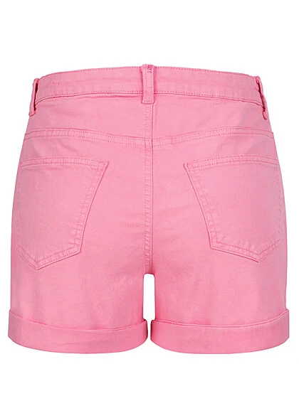 ONLY Damen Jeans Shorts Kurze Hose Mit 5-Pockets Sachet Pink 5 ONLY Damen Jeans Shorts Kurze Hose Mit 5-Pockets Sachet Pink – Bild 3