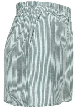 VILA Damen Shorts Mit Gummibund Und 2-Pockets Gestreift Arctic Blau -Luftig Und Leicht 22040488 1