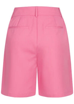 VILA Damen High-Waist Longform Shorts Elegante Bermuda Fuchsia Pink -Luftig Und Leicht 22040636 2
