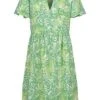 JACQUELINE DE YONG JDY By ONLY Damen Viskose Kleid Mit V-Neck Kurzarm Paradise Print Weiss Grün 2 JACQUELINE DE YONG JDY By ONLY Damen Viskose Kleid Mit V-Neck Kurzarm Paradise Print Weiss Grün -Luftig Und Leicht 22050130