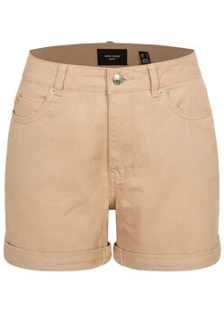 Vero Moda Damen NOOS Jeans Shorts Mit 5-Pockets Irish Cream Beige