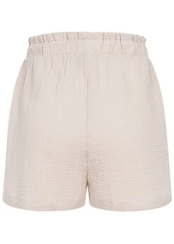 Vero Moda Damen NOOS Paperbag High Waist Shorts Silver Lining Grau -Luftig Und Leicht 23020250 2