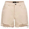 Vero Moda Damen NOOS Jeans Shorts Mit 5-Pockets Und Destroyed Look Ecru Beige 1 Vero Moda Damen NOOS Jeans Shorts Mit 5-Pockets Und Destroyed Look Ecru Beige -Luftig Und Leicht 23020271