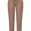 ONLY Damen NOOS Viskose Stoffhose Tunnelzug Gummibund 2-Pockets Walnut Braun -Luftig Und Leicht 23020298