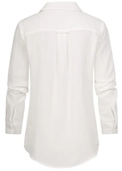 Aiki Damen Hemd Bluse Mit Brusttasche Strukturstoff Weiss 7 Aiki Damen Hemd Bluse Mit Brusttasche Strukturstoff Weiss -Luftig Und Leicht 23030423 2