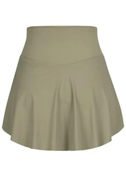 Aiki Damen 2in1 Shorts Und Rock Im Wickel-Look Oliv Grün 9 Aiki Damen 2in1 Shorts Und Rock Im Wickel-Look Oliv Grün -Luftig Und Leicht 23030461 3