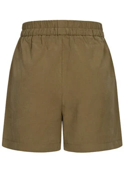 Vero Moda Damen NOOS Shorts Mit Gummibund Und Tunnelzug Capers Braun -Luftig Und Leicht 23040008 2