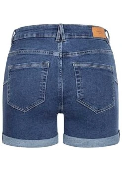 Vero Moda Damen NOOS Jeans Shorts Mit 5-Pockets Und Beinumschlag Medium Blau Denim -Luftig Und Leicht 23040012 2