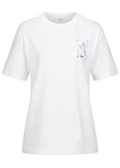 Days Beyond Damen T-Shirt Mit Tokyo City Print Weiss