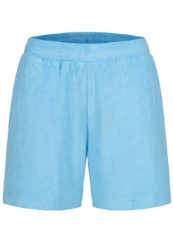 Urban Classics Damen Kurze Towel Shorts Mit Gummibund 2-Pockets Blau