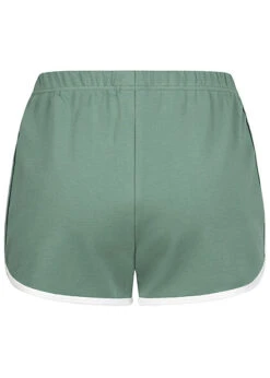 Urban Classics Ladies Interlock Retro Hotpants Paleleaf Grün Weiss -Luftig Und Leicht 23050032 2