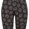 Urban Classics Ladies Soft Shorts Mit All Over Print Blackpeace Schwarz