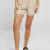 Urban Classics Damen Shorts Mit Spitze Softseagrass Beige