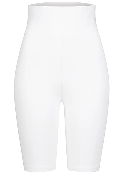 Urban Classics Damen High Waist Shorts Leggings Weiss 3 Urban Classics Damen High Waist Shorts Leggings Weiss