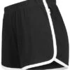 Urban Classics Ladies Interlock Retro Hotpants Schwarz Weiss -Luftig Und Leicht 23050067