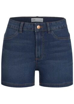 JACQUELINE DE YONG JDY By ONLY Damen NOOS High Waist Shorts 5-Pockets Blau